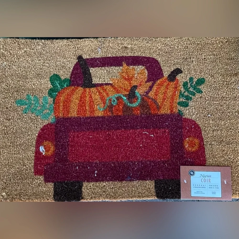 New Nourison COIR Holiday Door Mat - NWT